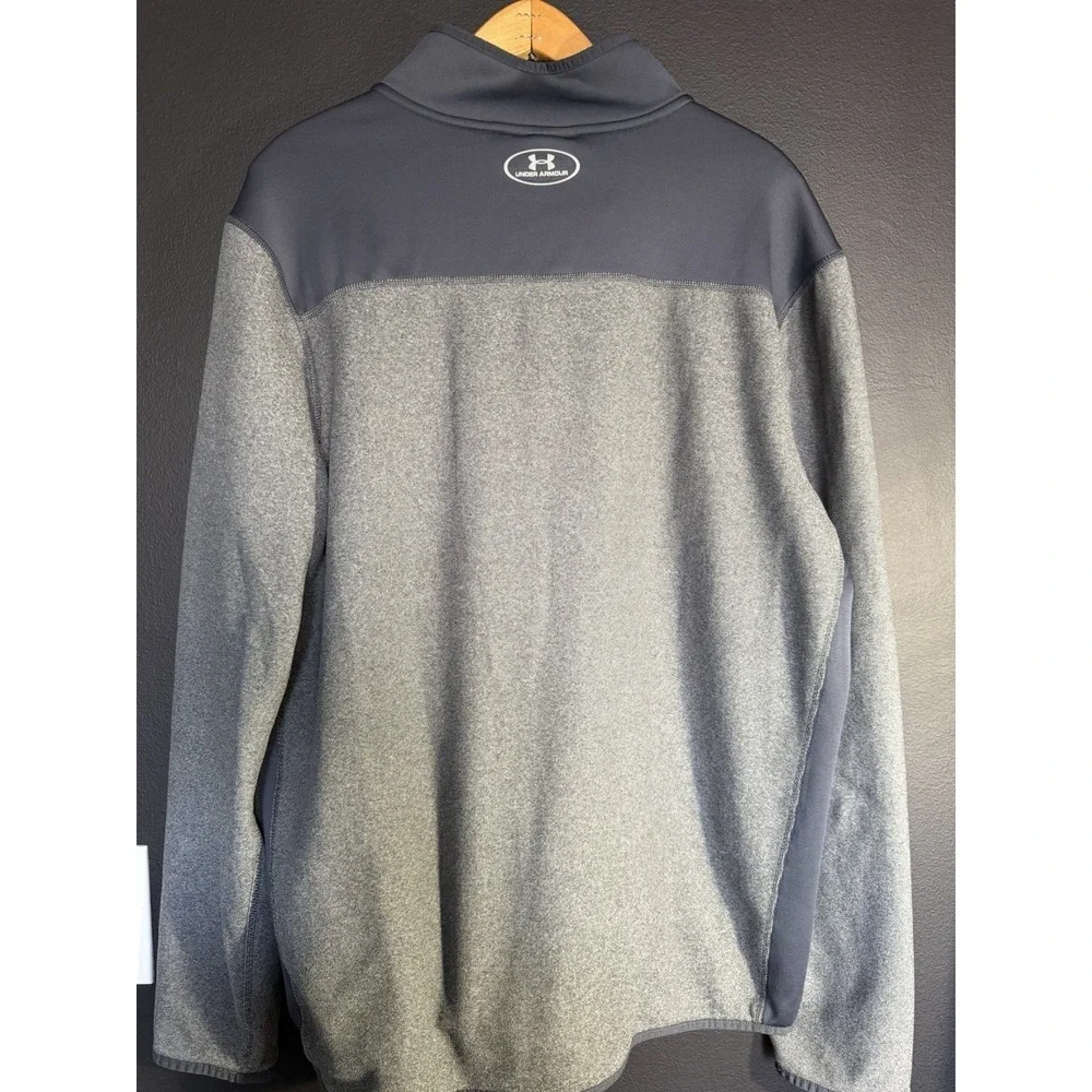 Mizzou Tigers 1/4 Zip Sweater Fleece Men's XL Gray Embroidered Pullover‎ Logo